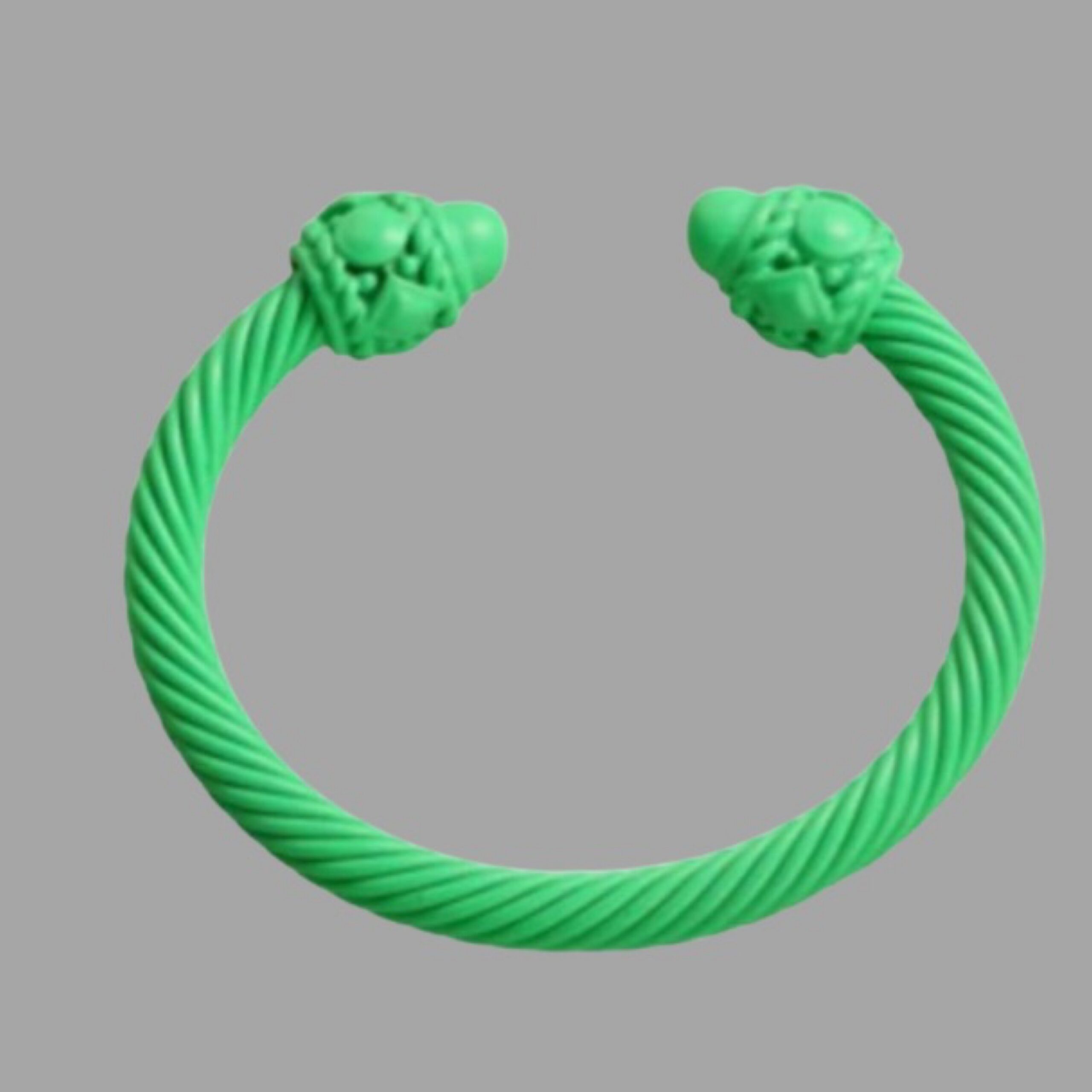Green Cable Bracelet