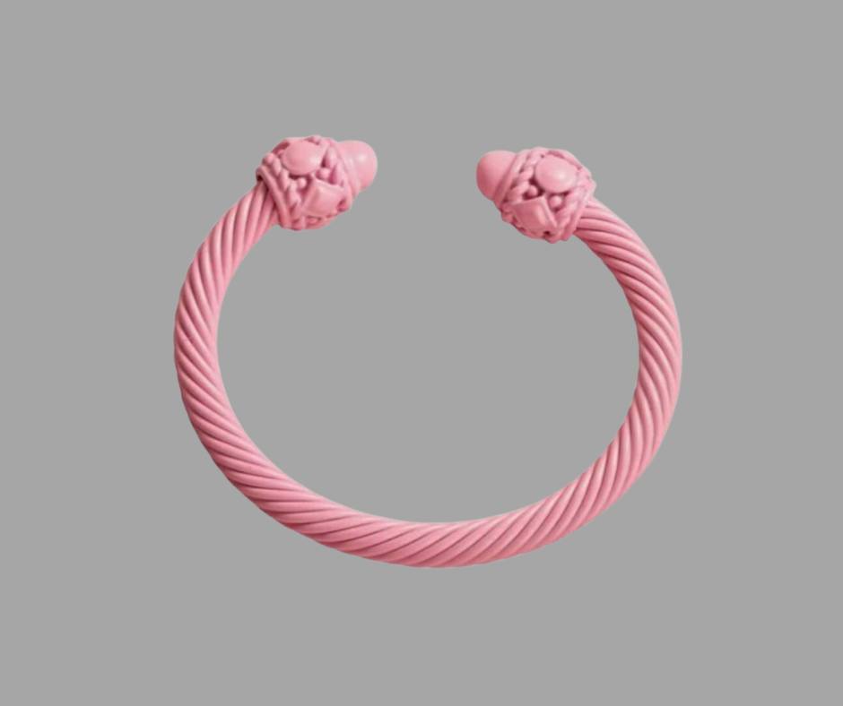 Pink Cable Bracelet